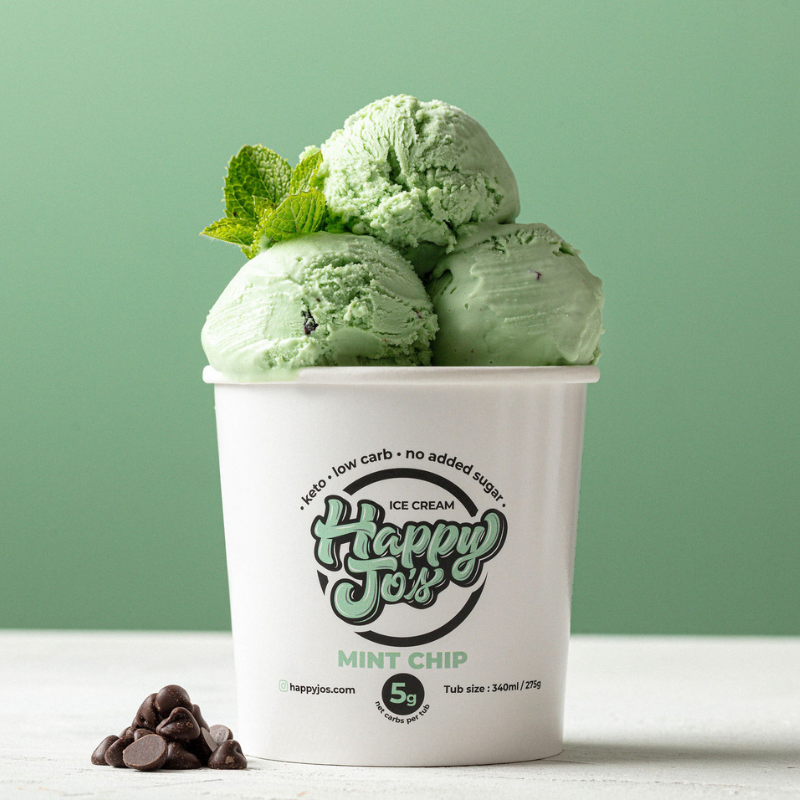 Mint Chip Keto Ice Cream