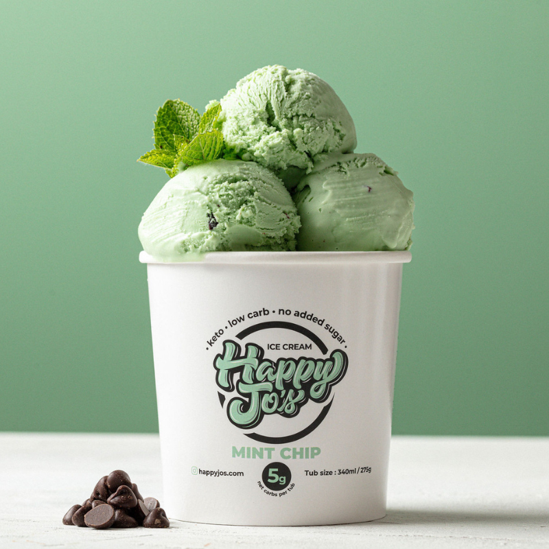 MINT CHIP KETO ICE CREAM 6 PACK OF 6OZ